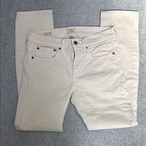 J. Crew Cream Slim Fit Jeans